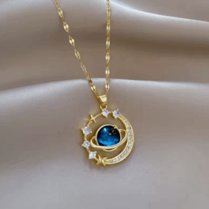 Delicate Starry Pendant Necklace for Women – Luxury Micro-Inlaid Zirconium Jewelry