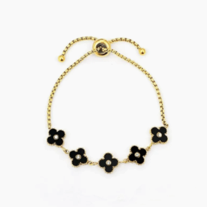 Yousera Jollery Midnight Bloom Adjustable Chain Bracelet