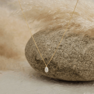 Yousera Jollery Whisper Drop Minimal Pendant Necklace